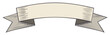 © Світлана Бомбак - Vintage banner ribbon with copy space for text or design elements, sketch style