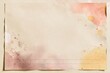 © Margarita Vais  - The illustration shows a piece of retro invoice paper designed with soft colors and a plain layout. It is suitable for crafting, note taking, or business uses