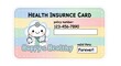 © latifah - Health insurance card design happy and healthy concept