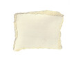 © Nexira - Brown paper ripped isolated on a transparent background, crumpled brown paper page with ripped edge