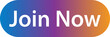 © kalam - gradient call to action join now button isolated on transparent background