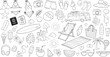 © The Shot Hub - Summer Beach Vacation Holiday Icons Collection Sun, Surf, and Relaxation Elements