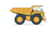 © Jaya - Illustration of a yellow mining dump truck