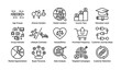 © Cali6ro - Audience segmentation icons arranged in grid on white background