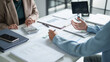© Charlie's - business man Auditor or internal revenue service staff checking annual financial statements company Audit  Accounting tax.