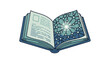 © Ipud - Open Book with Glowing Mosaic Page.