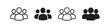 © liubomir118809 - Group of people icon set, team and user avatar symbols for community