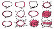 © Indar - Collection of comic book speech and action sound effect bubbles