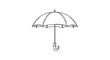 © Robert - Hand Drawn Sketch of a Classic Open Umbrella