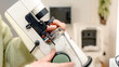 © ADDICTIVE STOCK - Optical center ensuring customer satisfaction with glasses