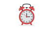 © Awan - Red Vintage Twin Bell Alarm Clock Vector Illustration for Time Management and Morning Routine