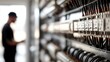 © TensorSpark - Technician replacing electrical breaker in panel with wire and terminal, concept of breaker replacement and electrical maintenance.