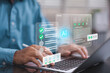 © IDOL'foto - ai automation workflow task management interface with checklist progress tracking on laptop coding dashboard for productivity optimization system integration and efficient digital business process