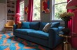 © Anuruddho - Vibrant interior design featuring bold colors and patterns high resolution picture