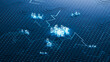 © ADDICTIVE STOCK - Digital data visualization in blue tones on a tech background