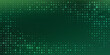 © nailatul - Creative abstract background with scattered square shapes and gradient lighting in green tones