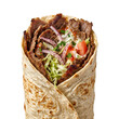 © BTG - Beef doner kebab wrap with sauce and salad