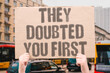 © AndriiKoval - 'They Doubted You First' research confirms initial doubt measurably precedes adult eventual personal success stories. REAL. LIFE. MODERN. HUMAN. MIND.