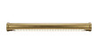 © PNG Lab - Brass linear art display lamp wall light isolated. Modern gallery lighting.