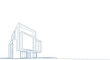 © Siti - Minimalist Architectural Sketch of a Modern Building Structure