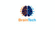 © Dieke - BrainTech logo featuring split brain illustration in blue and orange.