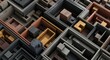 © Zakaria - Abstract geometric maze structure