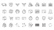 © Shamsul - E-commerce fulfillment and delivery icons
