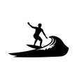 © Dira - Man surfing on a wave board.