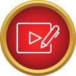 © ylivdesign - Icon presenting video editing and content creation process