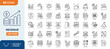 © Cetacons - Revenue icon set. Contain icons related to Revenue. Editable stroke. Vector illustration