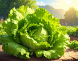 © Tejjaz - Fresh green cabbage on wooden surface