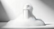 © MBAK NAH - Abstract White Foam Sculpture in Dramatic Light.