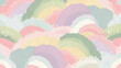 © Na-san - A gentle watercolor background featuring colorful abstract paintings / カラフルな抽象画の優しい水彩背景