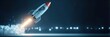 © wpw - This rocket launch is the startup breakthrough idea we needed to move forward, combining innovation with a bold vision for the future.