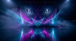 © Happy Hues - Futuristic Laser Light Show on Concert Stage with Reflective Floor and Fog
