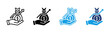 ©  hayaticon  - Revenue icon multiple style collection