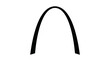 © Core - Gateway Arch silhouette vector for architecture, engineering, tourism, heritage, culture, branding, iconic landmark, and creative design projects worldwide