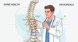 © liberty - Orthopedic Doctor Examines Spine Health, Spinal Disc Herniation