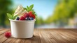 © Maryia - Frozen yogurt dessert with fresh berries and creamy swirl representing refreshing sweet treat natural ingredients summer enjoyment and colorful modern food lifestyle concept