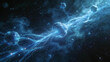 © 琛明 周 - Celestial Symphony: Witness the awe-inspiring dance of cosmic entities across a boundless expanse of the universe, painted in shades of ethereal blue and shrouded in mystique.