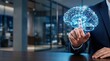 © abc123man - Exploring ai innovation business insights through technology in a modern workspace