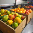 © Niken Elsi - Verse fruitoogst in kartonnen dozen
