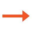 © MDSULTANUL - Large orange arrow pointing right on white background