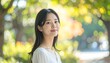 © migepon - 自然な笑顔の日本人女性ポートレート 余白あり ナチュラルビューティー