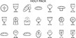 © pixraw - Holy Pack - Christian Symbols and Icons for Communion, Bread, and Wine