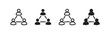 © liubomir118809 - Teamwork and Network Connection Icons Set of Three People