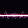 © Sourithideth - Dynamic visualization of oscillating energy waves across the light frequency spectrum, featuring vibrant gradients and abstract patterns, high resolution, illustration, data