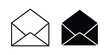 © Pop - Envelope icon symbol vector set. Design Illustrations