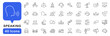 © TMvectorart - Speaking icon set. Communication icons in line style. Editable web icons discussion, talking, chat, support, message etc. Vector illustration.