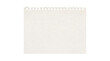© Stock Center - A piece of white spiral notebook paper with a torn edge